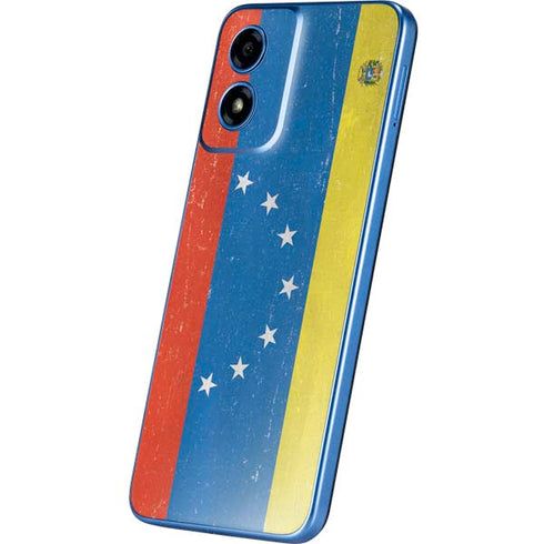 Venezuela Flag Distressed Moto G Play 4G (2024) Skin